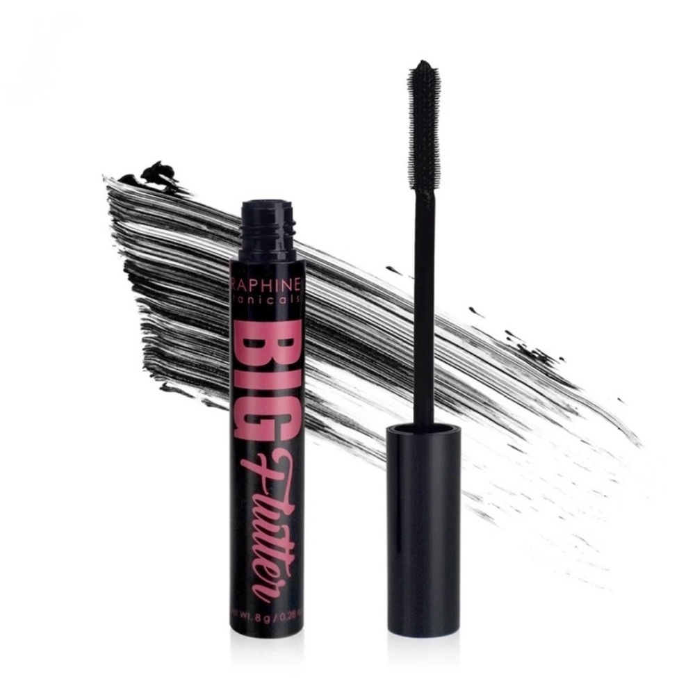 Seraphine Botanicals Big Flutter Black waterproof Mascara